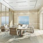 AHS Tower Dubai | Full Floor Office in DIFC District 11 AHS Tower Dubai Full Floor Office in DIFC District by Prime Address 23 Executive boardroom inside AHS Tower Dubai