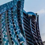 DaVinci Tower by Pagani exterior in Business Bay overlooking Dubai Canal