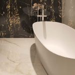 High-end bathroom with bespoke design at DaVinci Tower Dubai