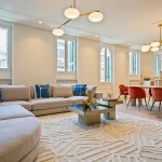 Duplex Penthouse Eixample Barcelona | Prime Address 8 Duplex Penthouse Barcelona Eixample by Prime Address Monaco 7 Contemporary designer living space with balcony access