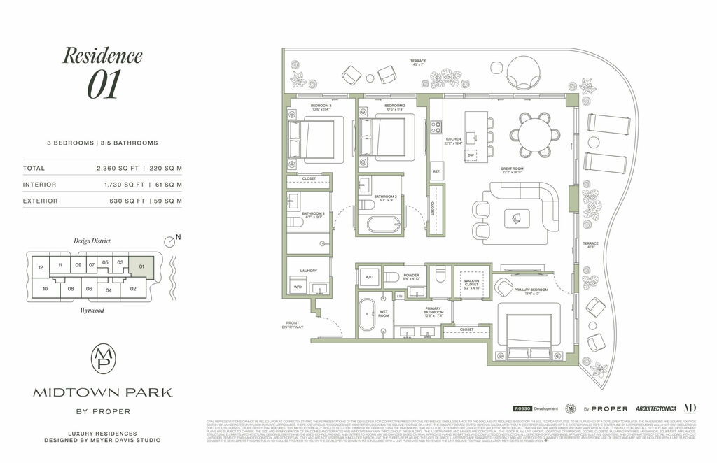 Midtown Park Residences Miami | Branded Luxury Condos 50 Floor Plans All Midtown Park by Proper Unbranded 02 scaled 1 Midtown Park Residences Miami - Floor Plan