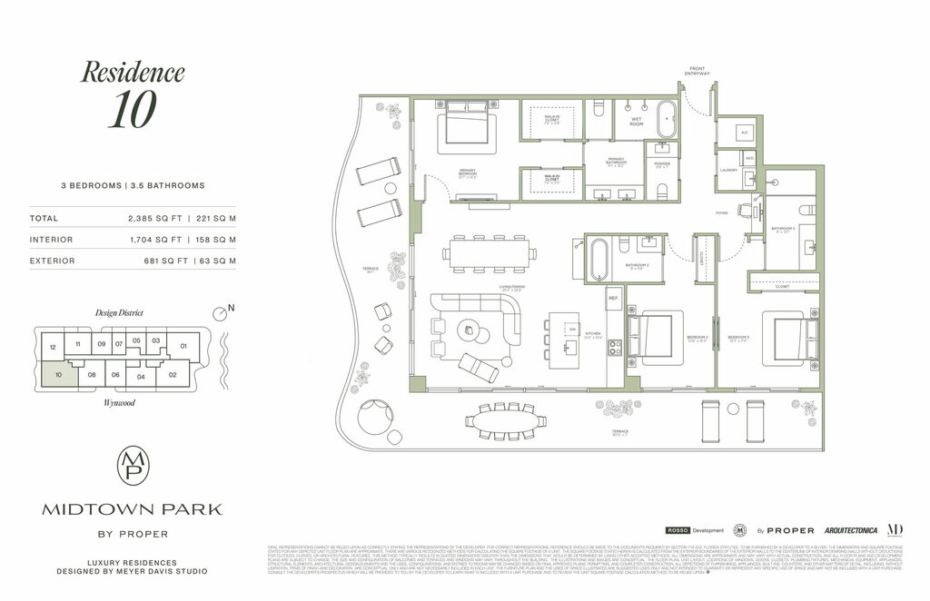 Midtown Park Residences Miami | Branded Luxury Condos 59 Floor Plans All Midtown Park by Proper Unbranded 20 scaled 1 Midtown Park Residences Miami - Floor Plan