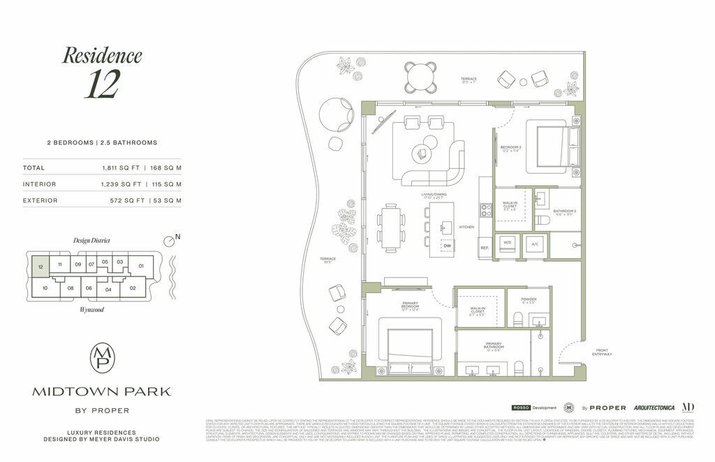 Midtown Park Residences Miami | Branded Luxury Condos 61 Floor Plans All Midtown Park by Proper Unbranded 24 scaled 1 Midtown Park Residences Miami - Floor Plan