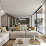 The Estepona Crown Villa | Luxury Villas in Estepona 18 The Estepona Crown Villa by Prime Address Monaco 30 Elegant living room with floor-to-ceiling windows overlooking the Mediterranean