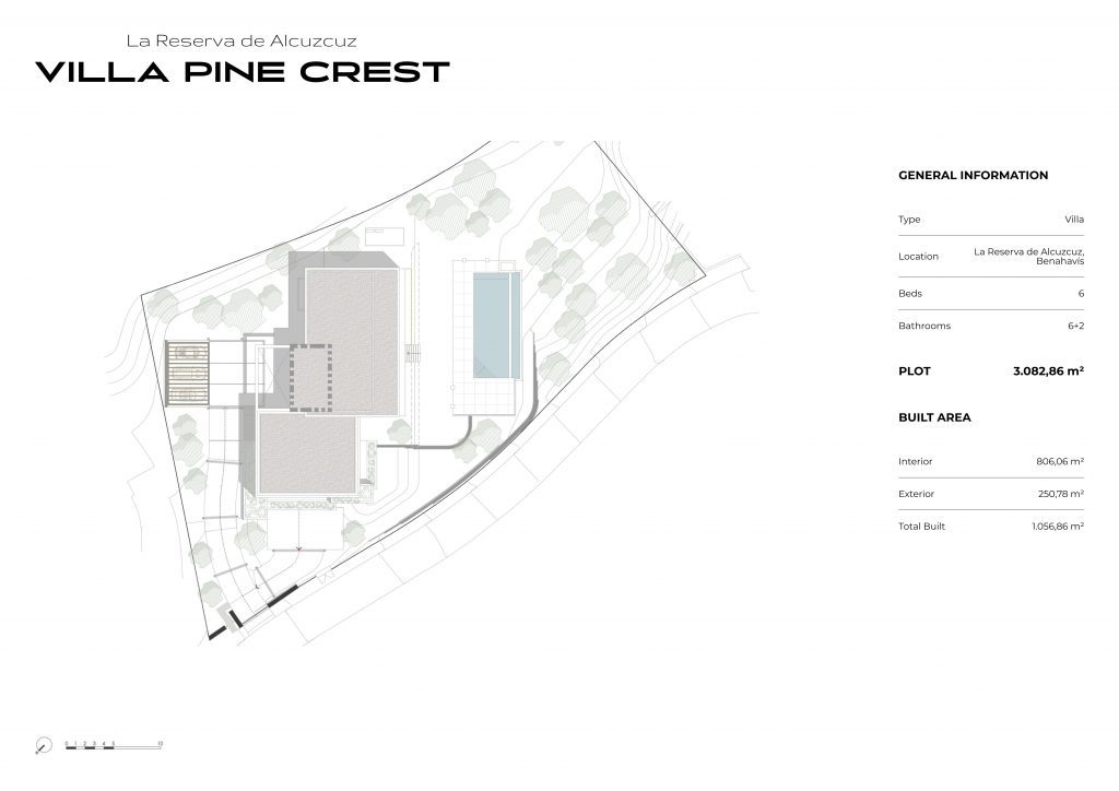 Woodland Marbella Villa | Private Luxury Villas in Benahavís 34 Woodland Villa Pine Crest By Prime Address Monaco 1 Woodland Marbella Villa Pine Crest modern façade surrounded by natural landscape