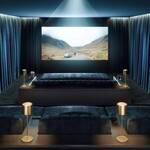 Sky Villa Milan Italy cinema room